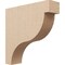 Ekena Millwork 5"W x 20"D x 20"H Thin Garner Rough Cedar Woodgrain TimberThane Corbel, Primed Tan CORUR05X20X20GARRCPR - alternate 1